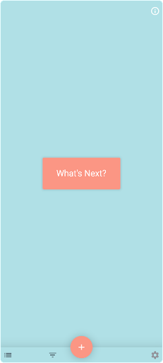 Android application What's Next? screenshort