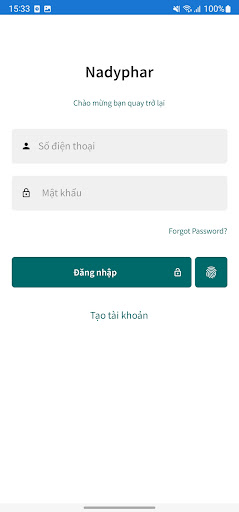 Android application Nadyphar Ecommerce screenshort