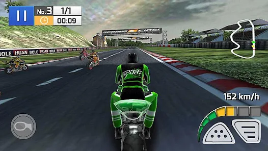 Jogo de Corrida de Moto Real Bike Racing Android Gameplay 