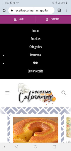 Receitas Culinárias Screen 3