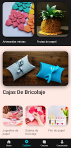 Captura de Pantalla 7 App manualidades con papel DIY android