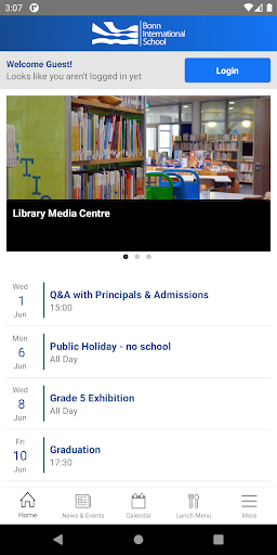 Android application Bonn International School screenshort
