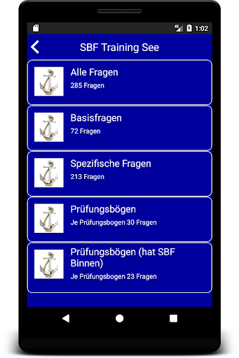 Android application SBF Trainer See Free screenshort
