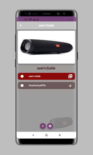 Android application jbl charge 4 guide screenshort