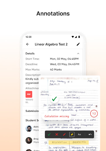 Android application TopAchievers screenshort