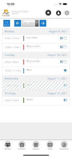 Perfbook Suivi de Performance Screen 3