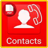 Phone Contacts PDF Export icon