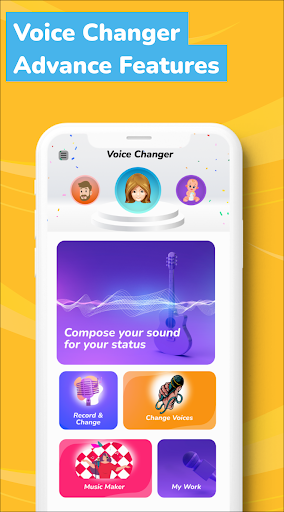 Android application Girl Voice Changer Effect screenshort
