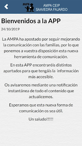 AMPA CEIP SAAVEDRA FAJARDO Screen 3