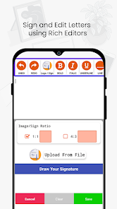 Captura 21 Letter Templates Offline android