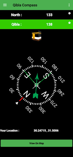 Qibla Compass Screen 2
