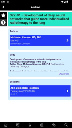Radiation Research Society Screen 3