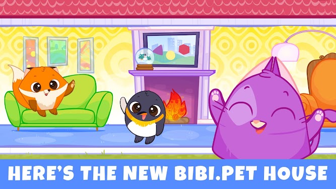 #1. Bibi Home Explorer (Android) By: Bibi.Pet - Toddlers Games - Colors and Shapes