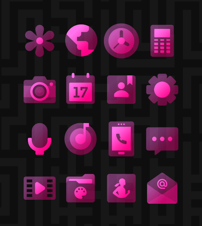 Sakura Pink - Icon Pack - 58 - (Android)