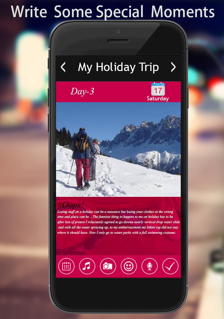 Android application Amazing Secret Diary with Lock screenshort