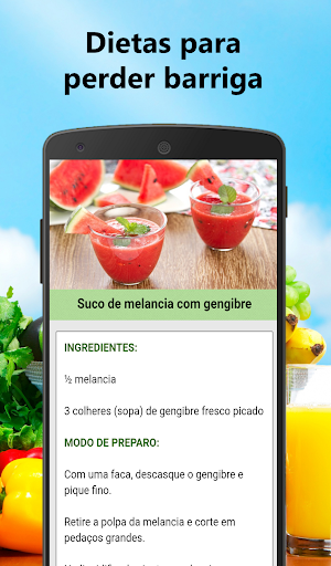 Android application Dietas para perder barriga screenshort