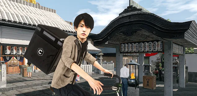 大阪フードデリバリー - 日本仮想旅行 3Dスクリーンショット 