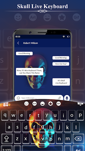 Skull Keyboard Screen 3