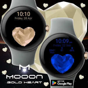 Gold Heart by Mooon