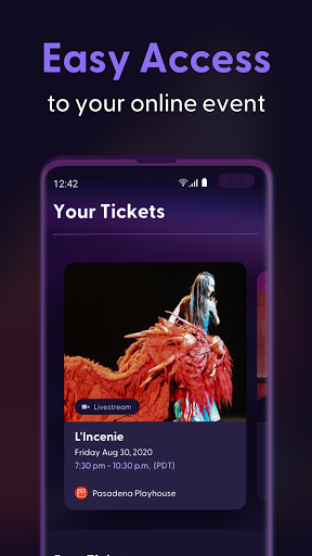Android application Stellar Tickets screenshort