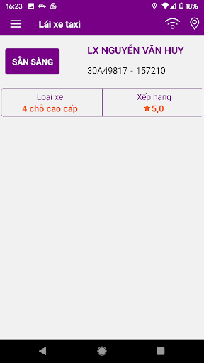 Android application BAWay Driver screenshort