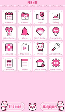 可愛い 壁紙アイコン ピンクのパンダ Androidアプリ Applion