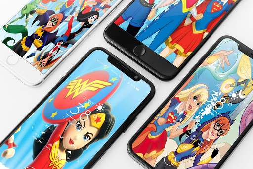 Super Hero Girls HD Wallpaper Aesthetic Background