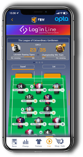 Android application Fantasy Rugby World screenshort