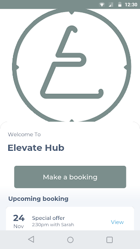 Android application Elevate Hub screenshort