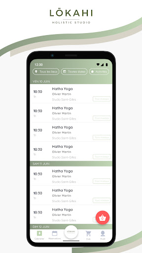 Android application LOKAHI HOLISTIC STUDIO screenshort