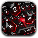 Black Red Crystal Keyboard icon