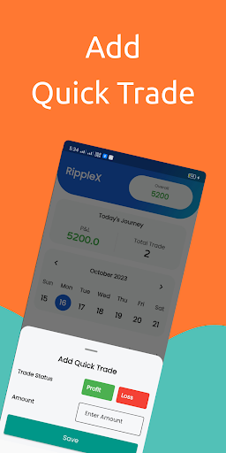 Ripple X - Trading journal app Screen 2