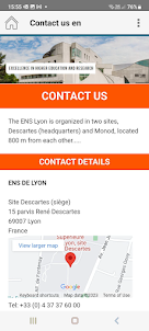 App mobile de l’ENS de Lyon
