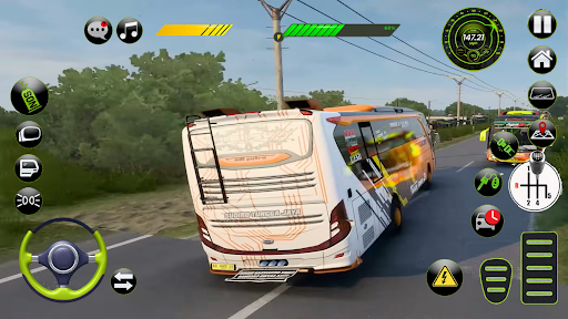 Android application Bus Basuri Telolet Simulator screenshort