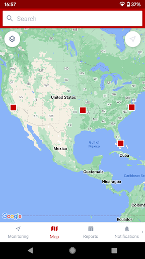 Android application RAN GPS Tracking screenshort