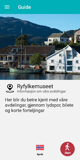 Android application Ryfylkemuseet screenshort