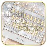 Silver and Gold Theme Keyboard icon