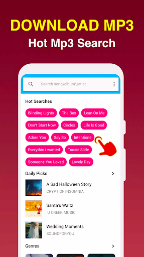 Android application Music Downloader Mp3 Download screenshort