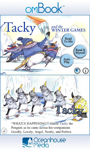 Android application Tacky and the Winter Games screenshort