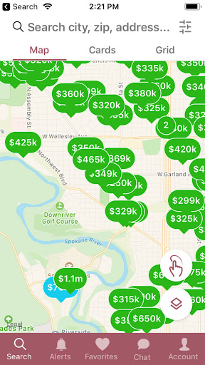 Android application Selling Spokane screenshort