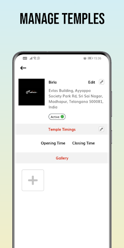 Divinepuja Admin Screen 3