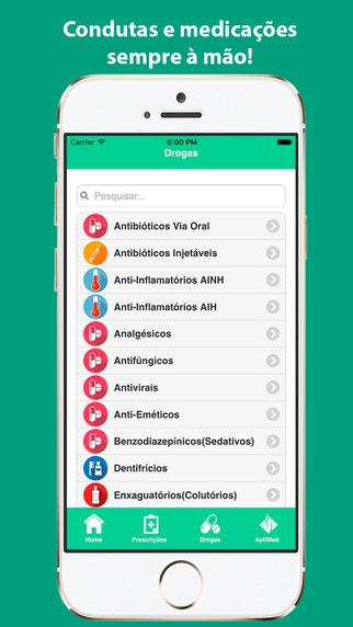 Android application Prescrições Odontológicas screenshort