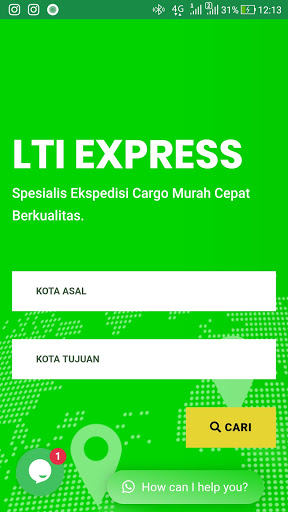 Android application LTI Express screenshort