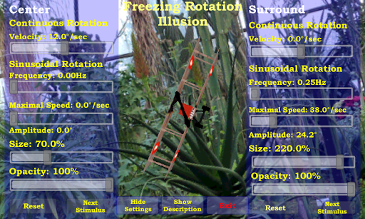 Android application The Freezing Rotation Illusion screenshort