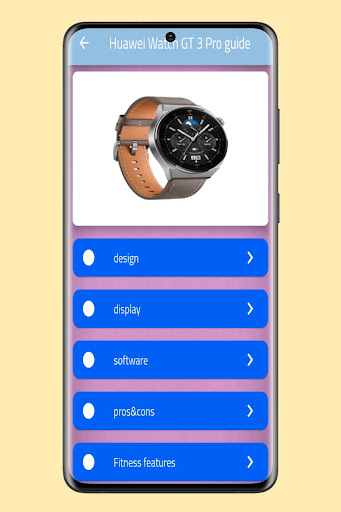 Huawei Watch GT 3 Pro guide