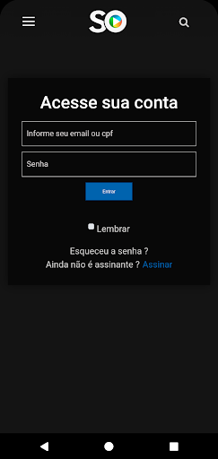 Android application SO Play screenshort