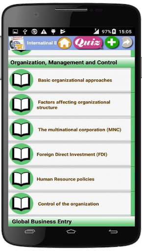Internatinal Business course Screen 3