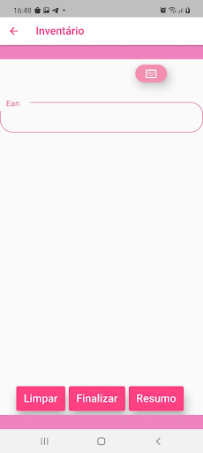 Android application Inventário NLPHD screenshort
