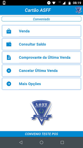 Android application Cartão ASFF - Conveniado screenshort