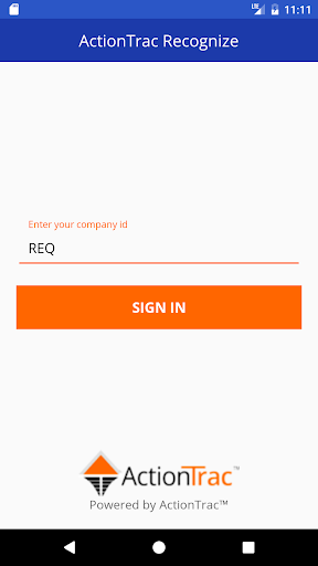 ActionTrac Recognition Screen 2